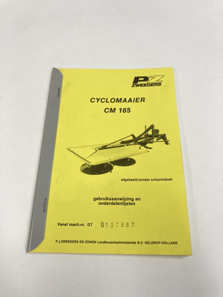 PZ cyclomaaier 165 handleiding