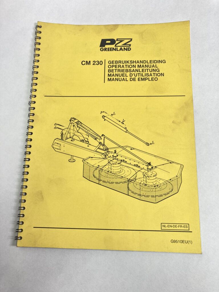 PZ Cyclomaaier 230 handleiding