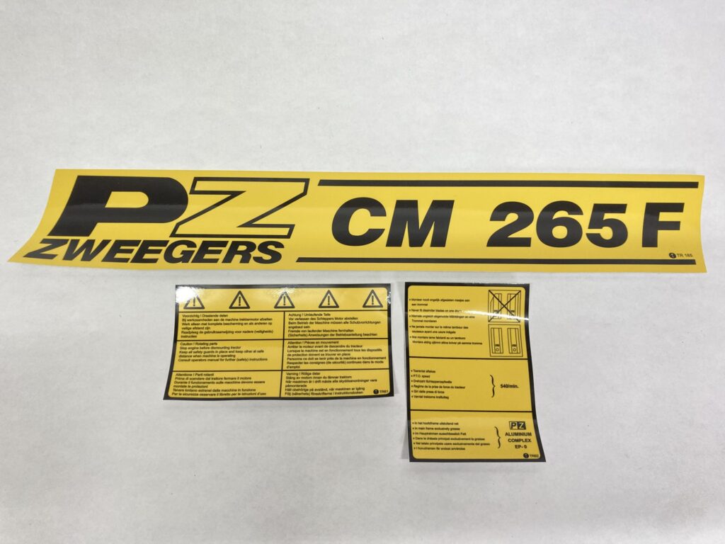 PZ Cyclomaaier 265F stickerset