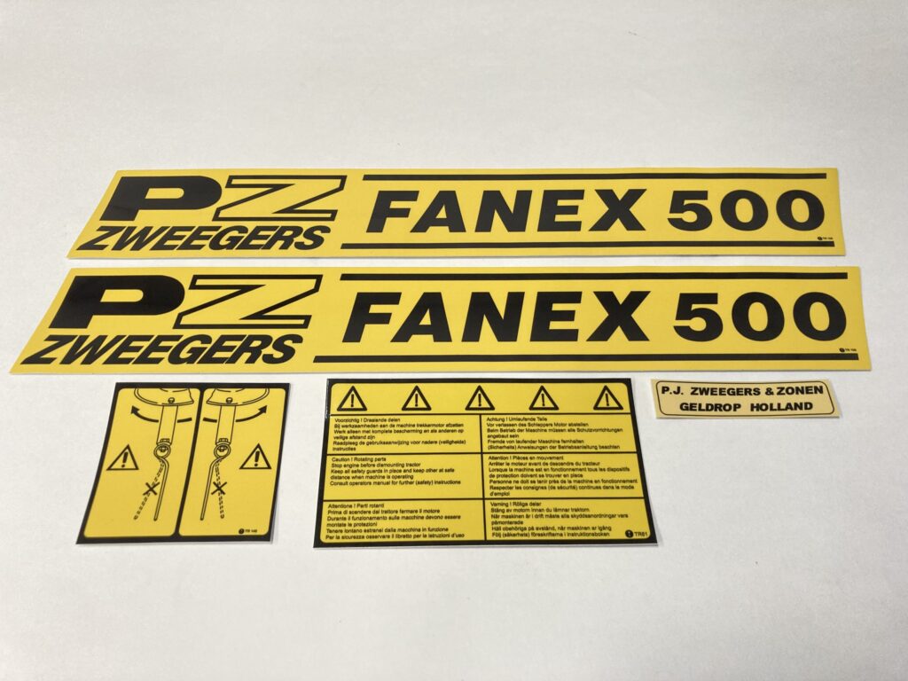 PZ Fanex 500 stickerset