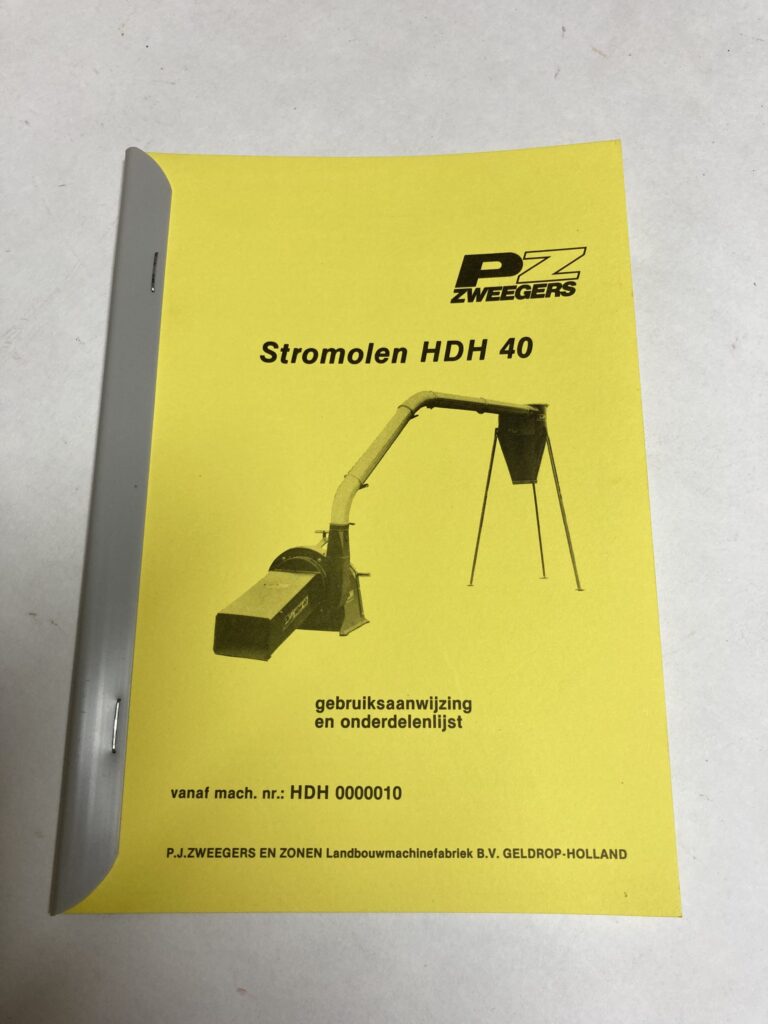 PZ Stromolen HDH40 handleiding