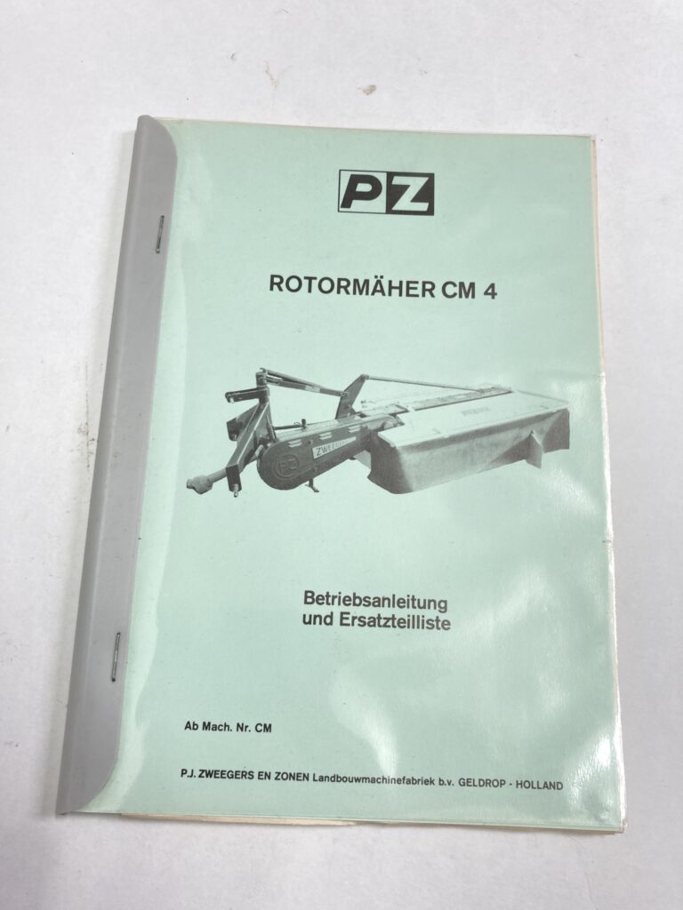 PZ cyclomaaier CM4 handleiding Duits