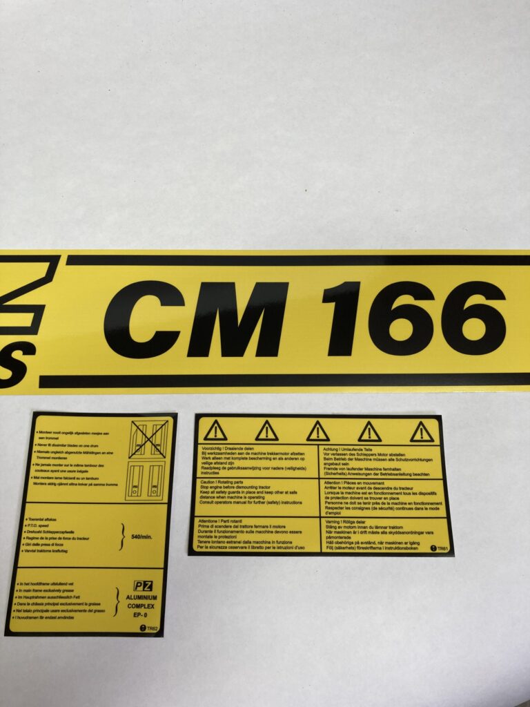 PZ Cyclomaaier 166 stickerset