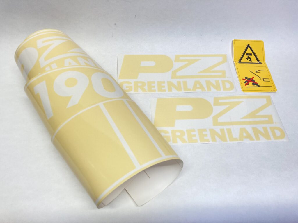PZ Greenland CM190 stickers