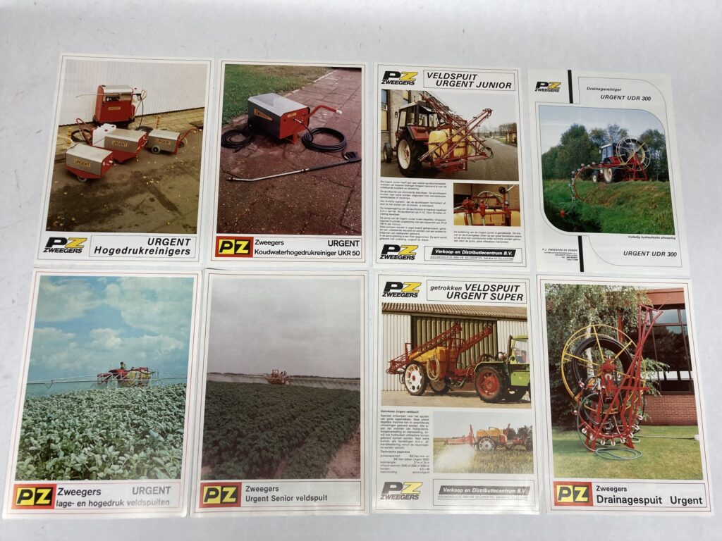 Set folders PZ Urgent 8 stuks New-Old-Stock