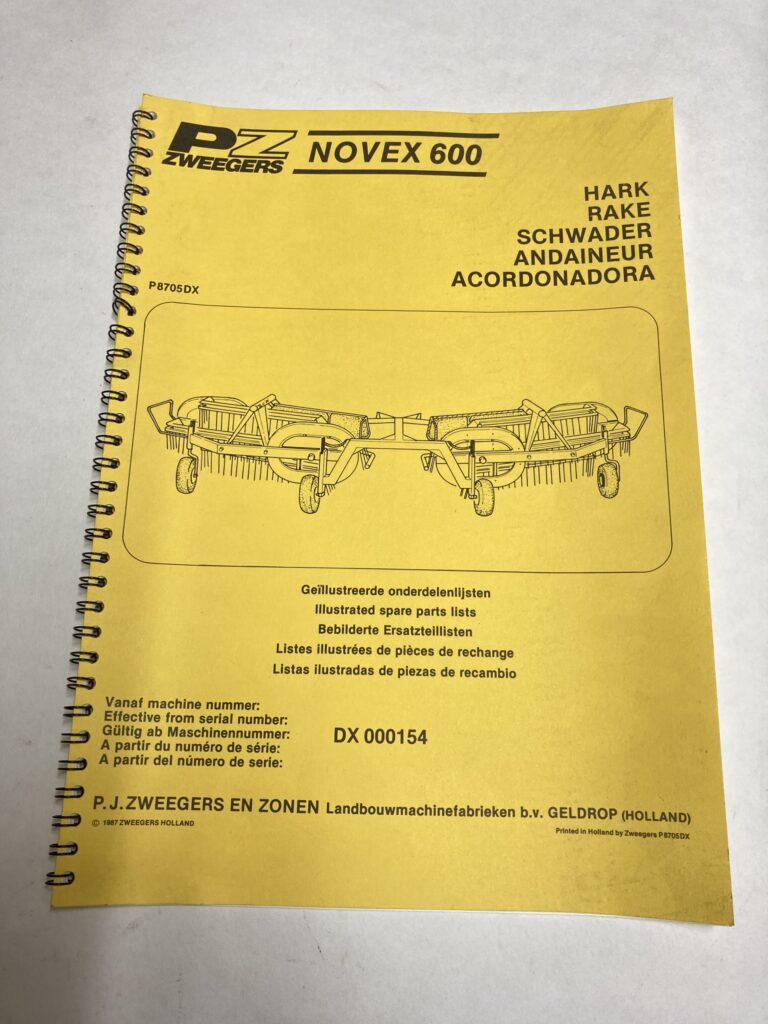 PZ Novex 600 handleiding