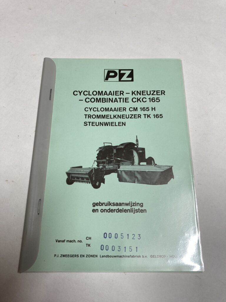 PZ Cyclomaaier-kneuzer combinatie CKC165 handleiding