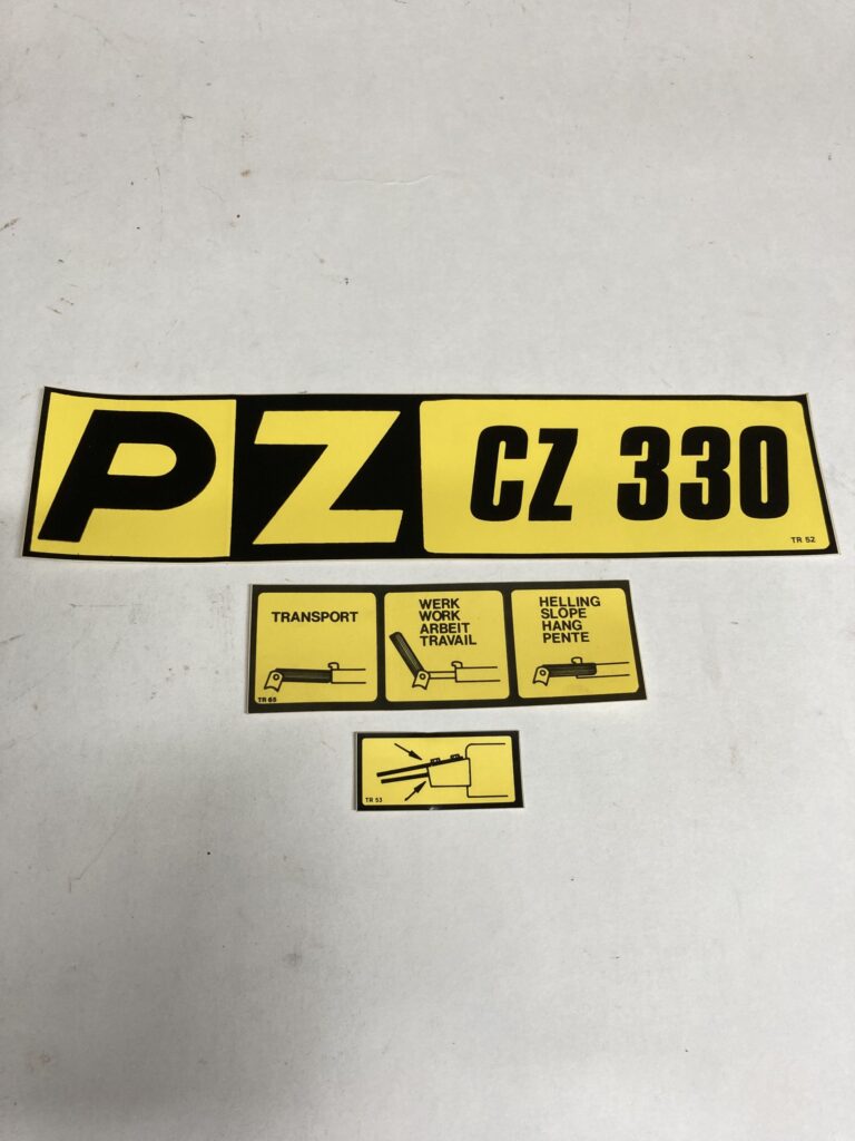 PZ CZ330 stickers New-Old-Stock