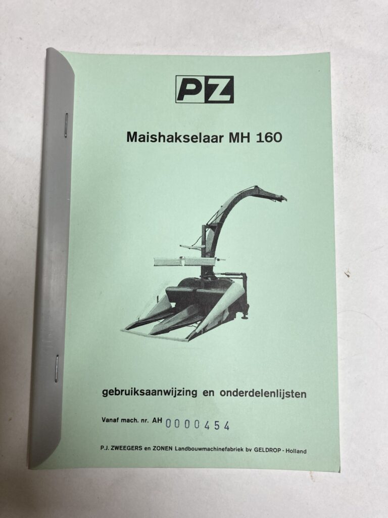 PZ MH160 handleiding