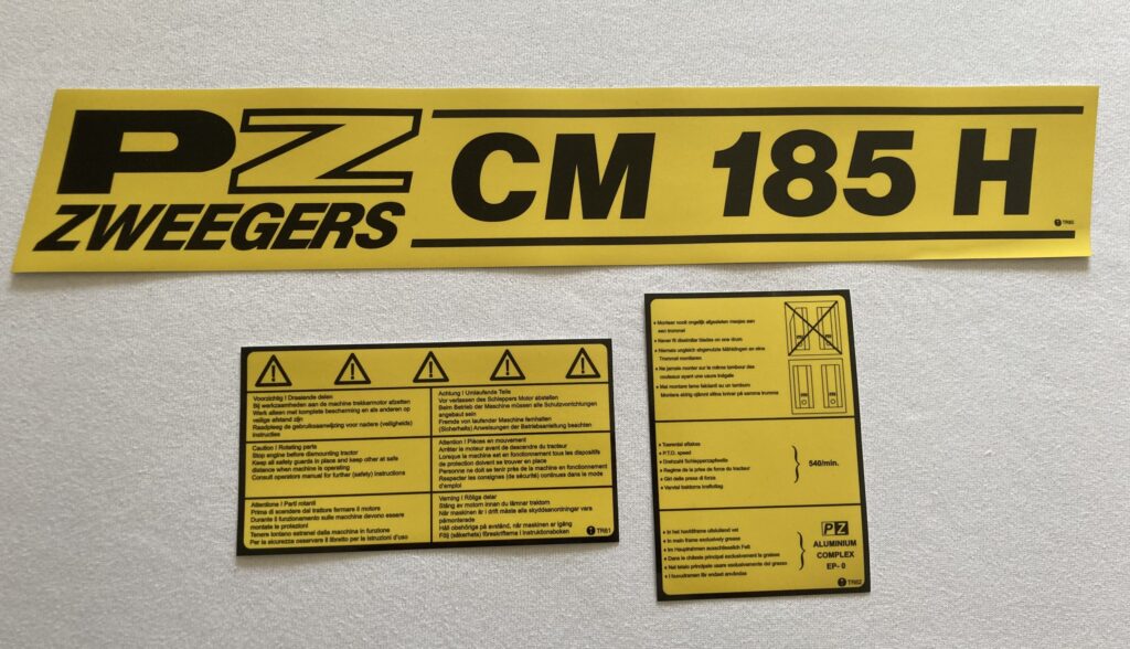 PZ Cyclomaaier 185H stickerset
