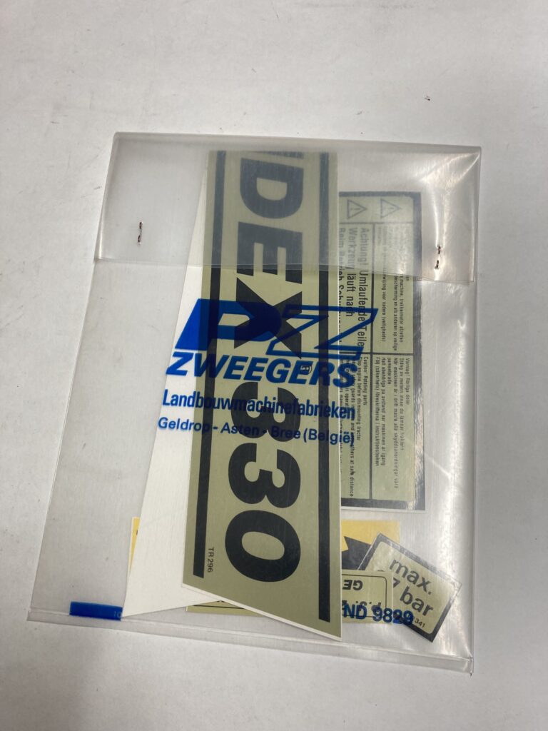 Stickerset PZ Andex 330 New-Old-Stock