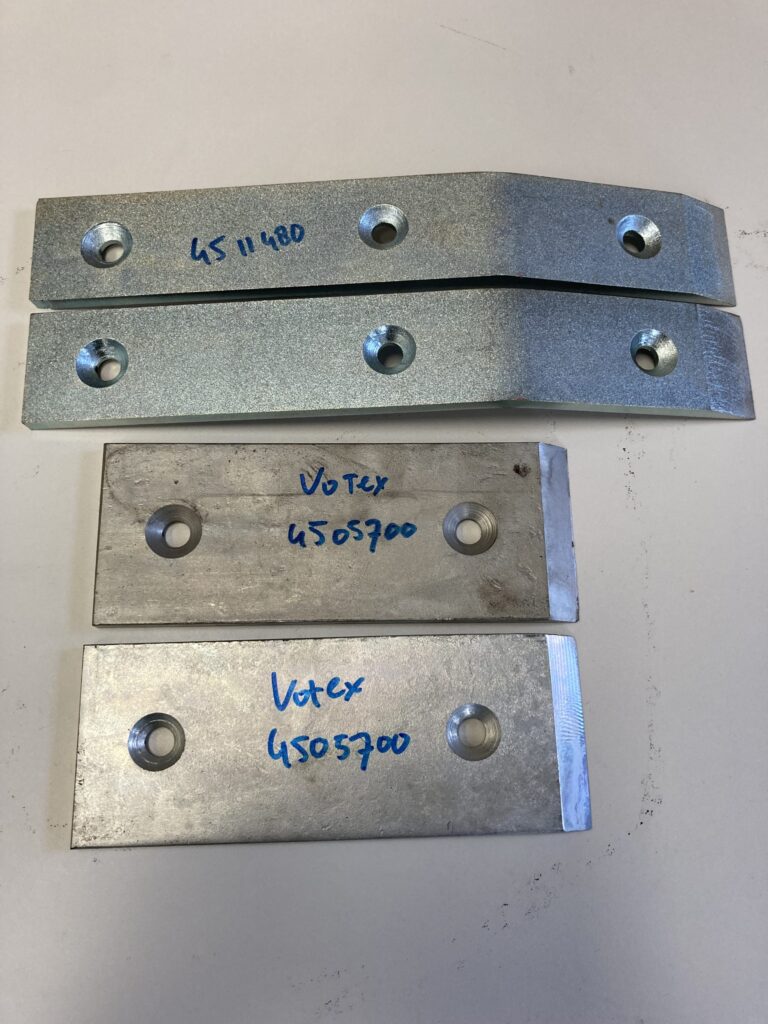 Slijtplaten Votex 4505700 4511480 4 stuks New-Old-Stock