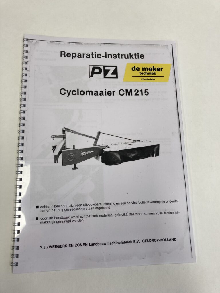 Werkplaatshandboek PZ CM215