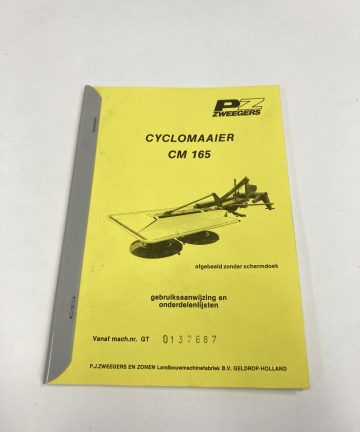 PZ cyclomaaier 165 handleiding
