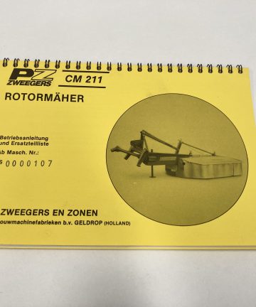 PZ cyclomaaier 211 handleiding Duits