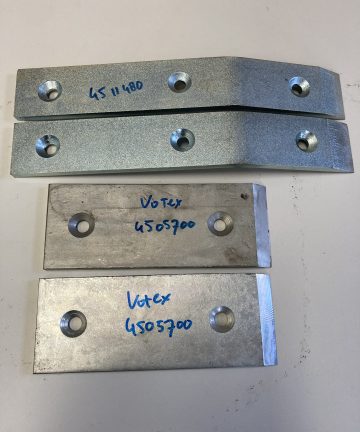 Slijtplaten Votex 4505700 4511480 4 stuks New-Old-Stock